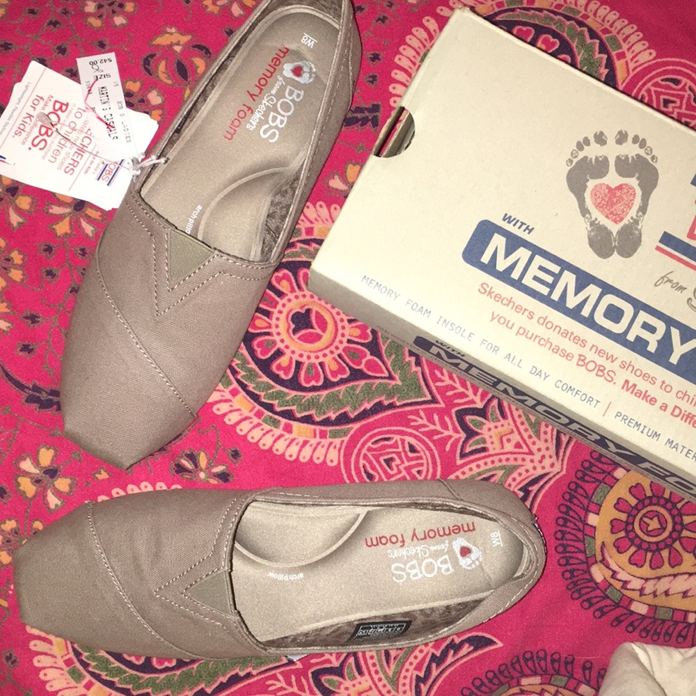 BOBS memory foam flats